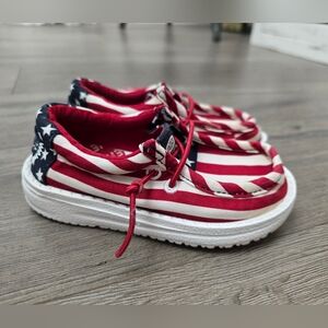 Hey Dude Kids Wally Americana Sneakers Unisex